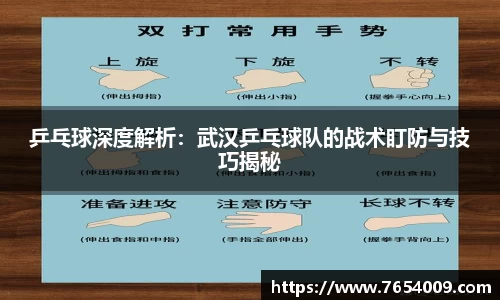 乒乓球深度解析：武汉乒乓球队的战术盯防与技巧揭秘
